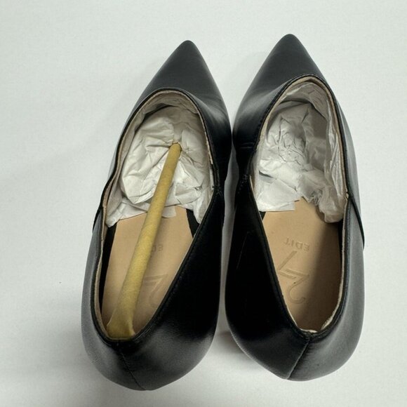 Naturalizer Womens Fanfare Black Leather Pumps, Size 7.5 Narrow - Picture 4 of 6